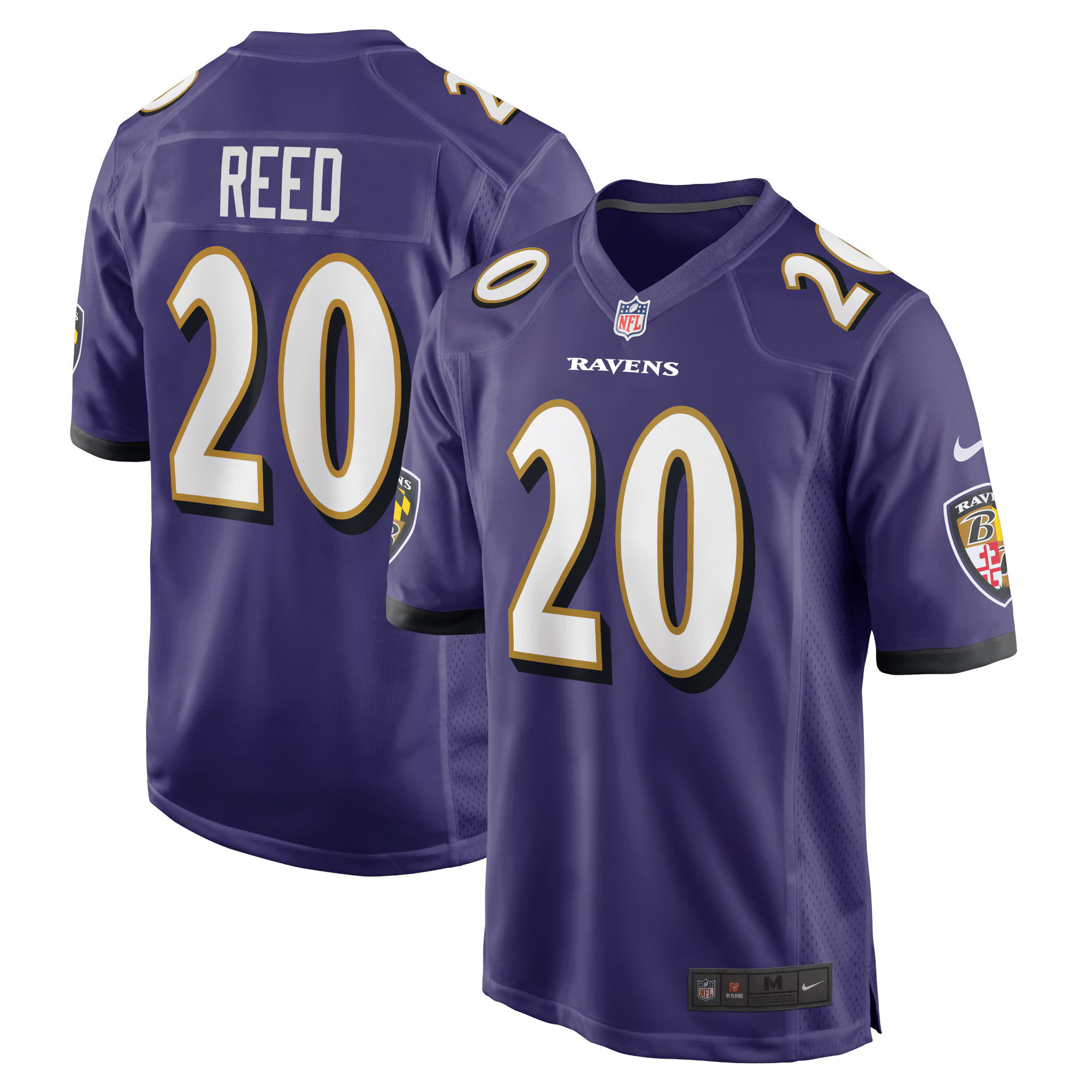 Men's Baltimore Ravens Ed Reed Nike Purple Retired Player Game Jersey | NFL Shop