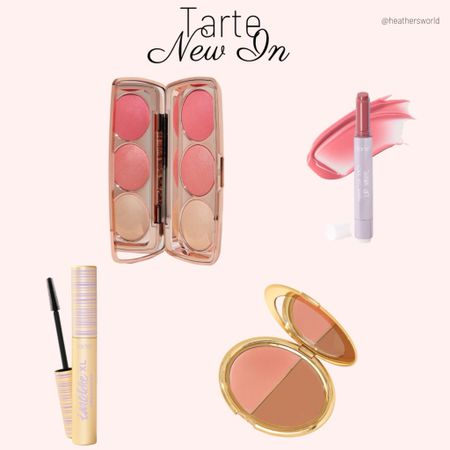 Tarte New In 

#tarte #beauty #makeup #tartecosmetics #blusher #mascara #lipstick 

#LTKfindsunder50 #LTKbeauty