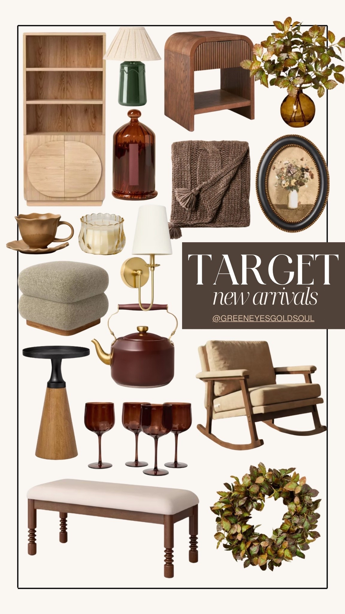 Target new arrivals are SO good right now 🤎 Warm woods, rich brown tones and cozy textures that look way more expensive than they are. These finds are giving the prettiest fall home refresh without having to redo an entire room.

Target new arrivals, Target home decor, Target fall decor, Target home finds, Fall home decor, Fall home finds, Transitional home decor, Traditional home decor, Neutral home decor, Brown home decor, Warm wood decor, Cozy fall home, Fall living room decor, Fall furniture, Target furniture, Target lighting, Target home accessories, Affordable home decor, Designer inspired home, Fall home refresh

#TargetFinds #TargetHome #TargetStyle #TargetNewArrivals #FallHomeDecor #FallDecor #FallHome #HomeDecorFinds #NeutralHomeDecor #TransitionalDecor #TraditionalHome #CozyHome #AffordableHomeDecor #FallDecorating #HomeFinds

#LTKHome #LTKSeasonal