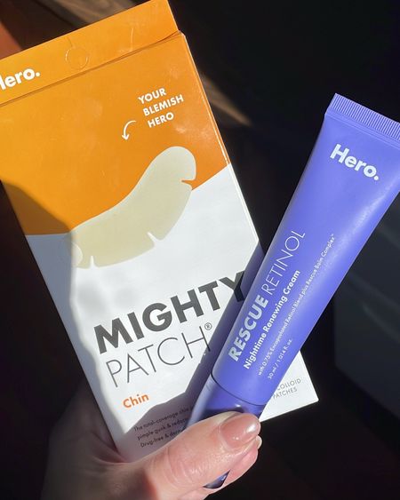 Clear skin dream team: Hero Rescue Retinol paired with your favorite Mighty Patch #mightypatch #heropartner #targetfinds #Target #TargetPartner #AD