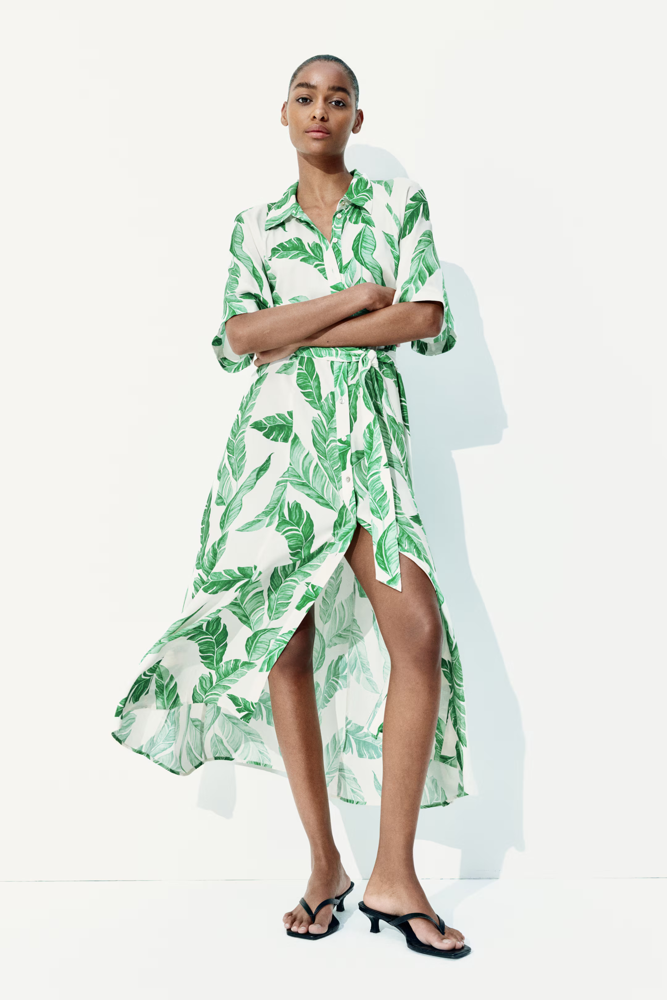 Tie-belt Shirt Dress | H&M (US + CA)