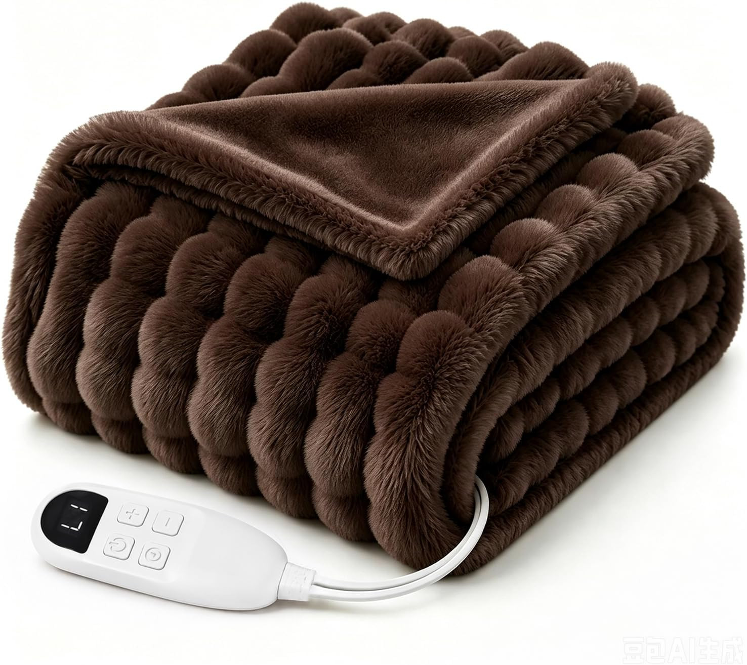 Heated Blanket Throw 50"x60" Couch, Soft Flannel Electric Blanket Fuzzy | Amazon (US)