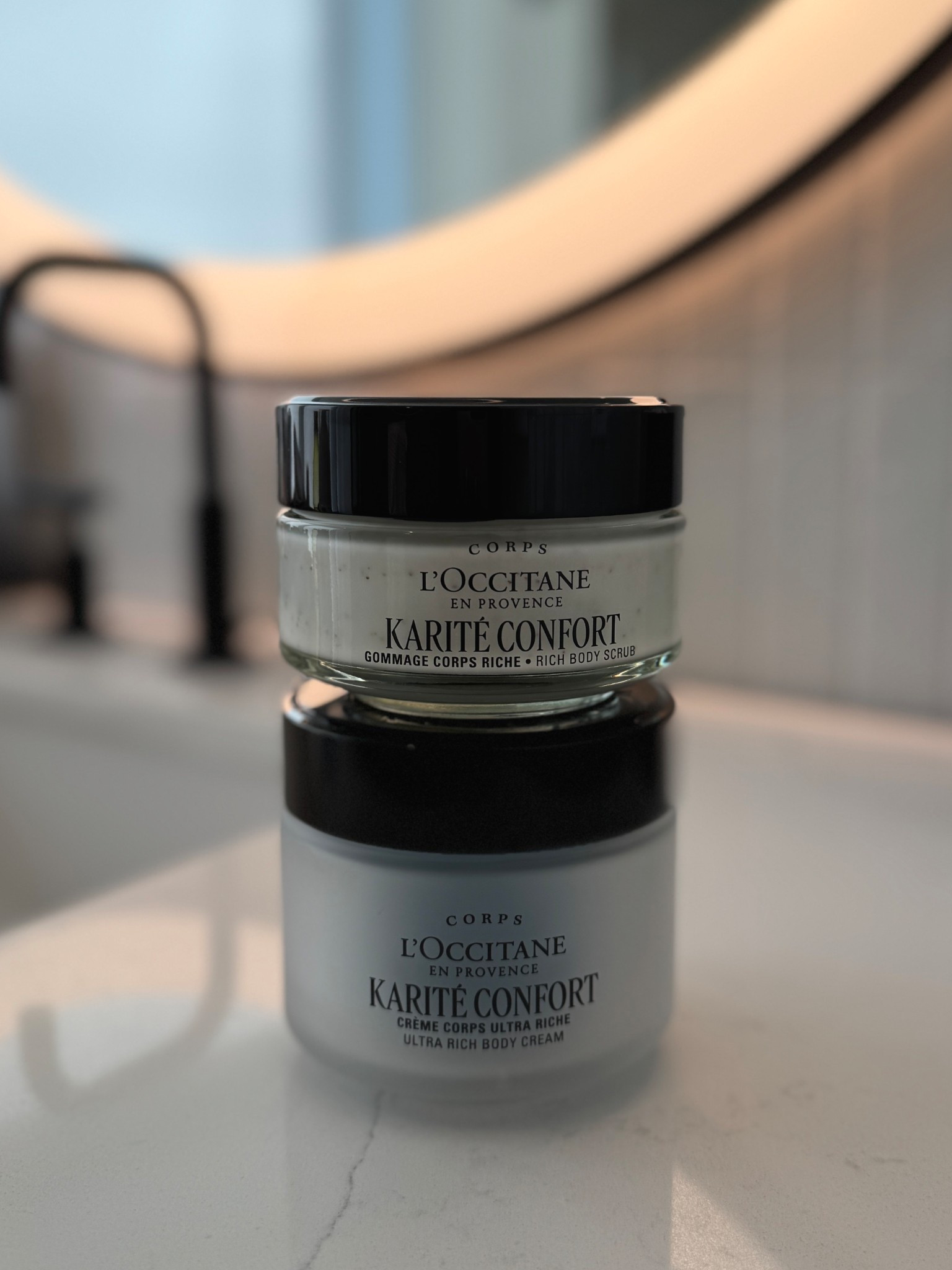 Latest body care obsession! L’Occitane Confort Rich Body Cream & Body Scrub 



#LTKBeauty #LTKmomlife #LTKselfcare