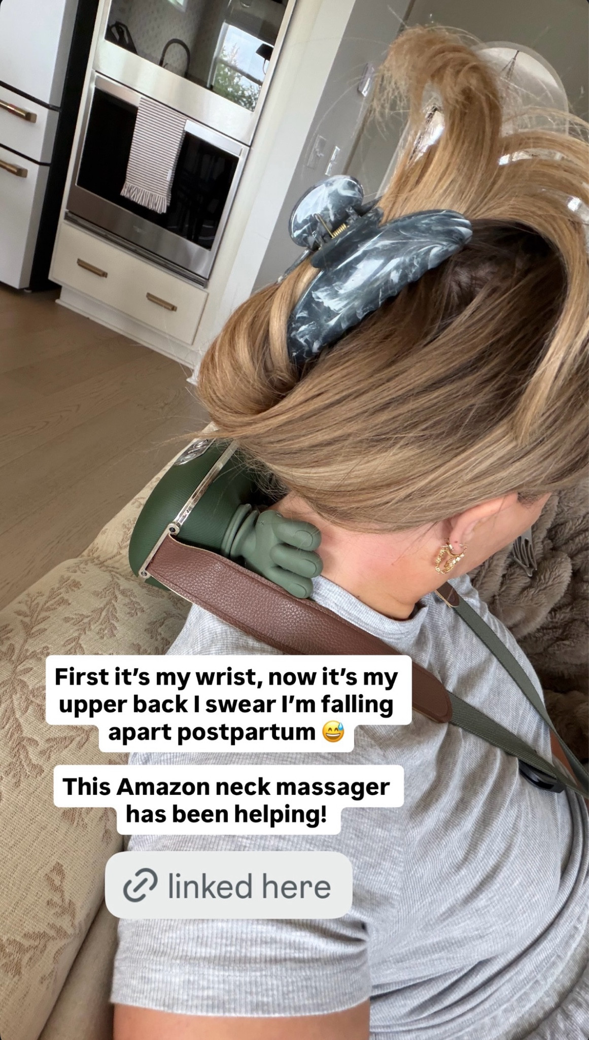 I’ve been using this back massager from Amazon to help with my upper back

#LTKmomlife #LTKselfcare