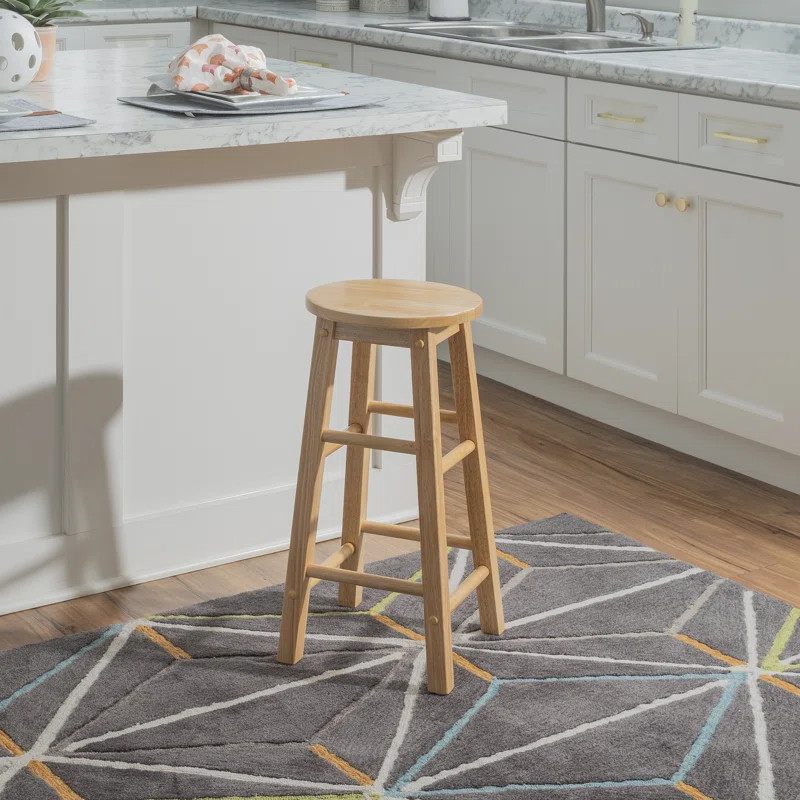 Bernistine Solid Wood Counter/Bar Stool | Wayfair North America