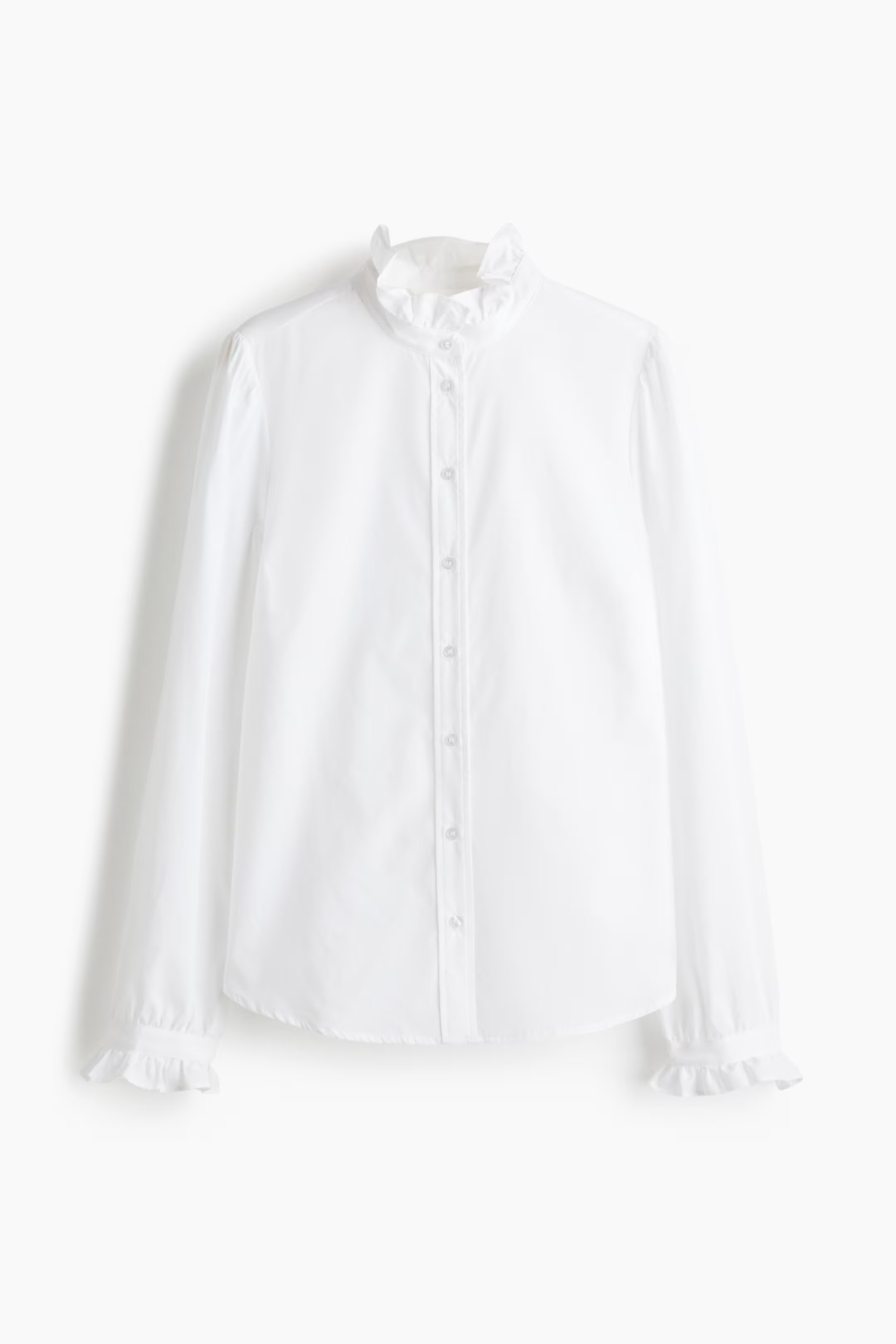 Frilled-collar blouse | H&M (UK, MY, IN, SG, PH, TW, HK)