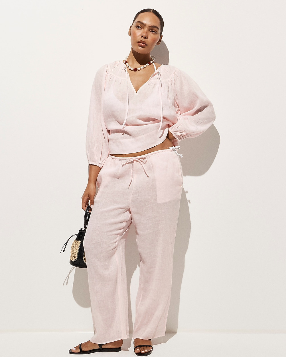 Beach pant in Hampton linen-blend | J. Crew US