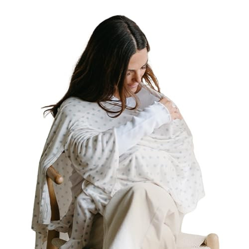 Solly Baby Nursing Cover, Ultra-Breathable, Lightweight Breastfeeding Cover-Up, Buttery-Soft Fabric, Universal Fit, Postpartum Essentials, Newborn Must Haves, Starburst | Amazon (US)
