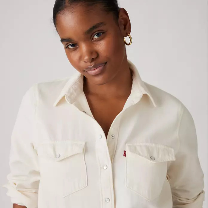 Essential Western Denim Shirt - White | Levi's® US | Levi's US