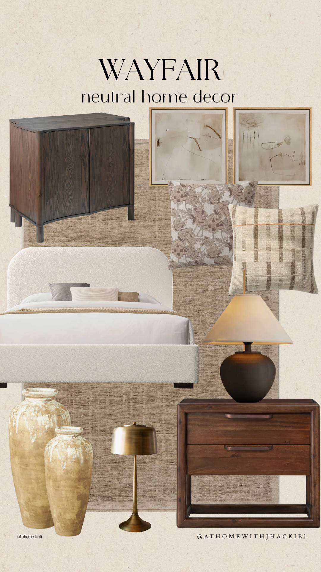 #ad The neutral home finds I can’t stop thinking about 🤎 These Wayfair pieces have that warm, collected, designer look I love—beautiful textures, rich wood tones, and timeless neutrals that make a home feel instantly elevated. So many good finds in this roundup!

@wayfair #Wayfair #WayfairPartner #WayfairFinds #NeutralHome #HomeDecor

#LTKHome #LTKHome