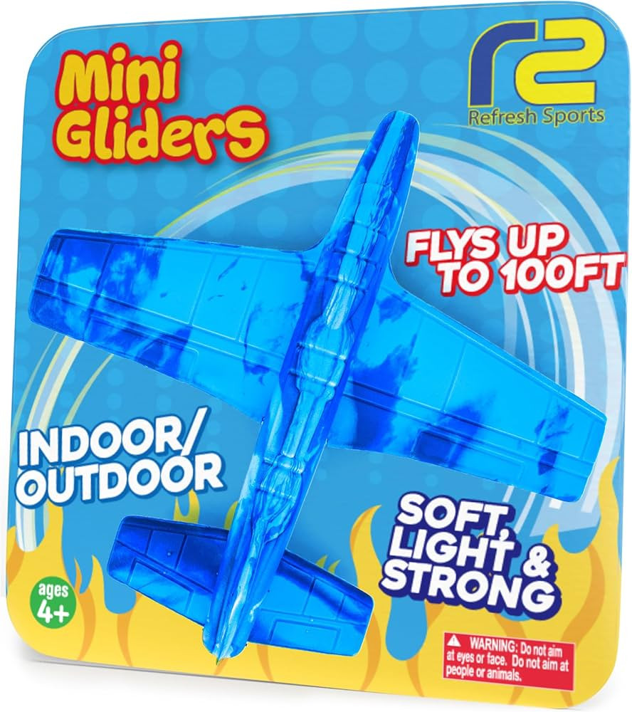 Airplane Toy Foam Airplanes for Kids: Best Easter Basket Stuffers for Boys & Girls - Easy Throwin... | Amazon (US)