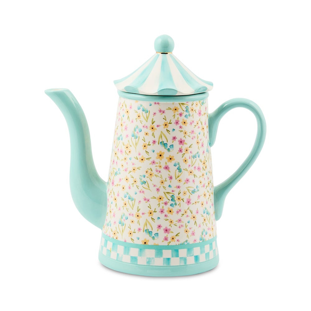 Posie Patch Ceramic Teapot | MacKenzie-Childs