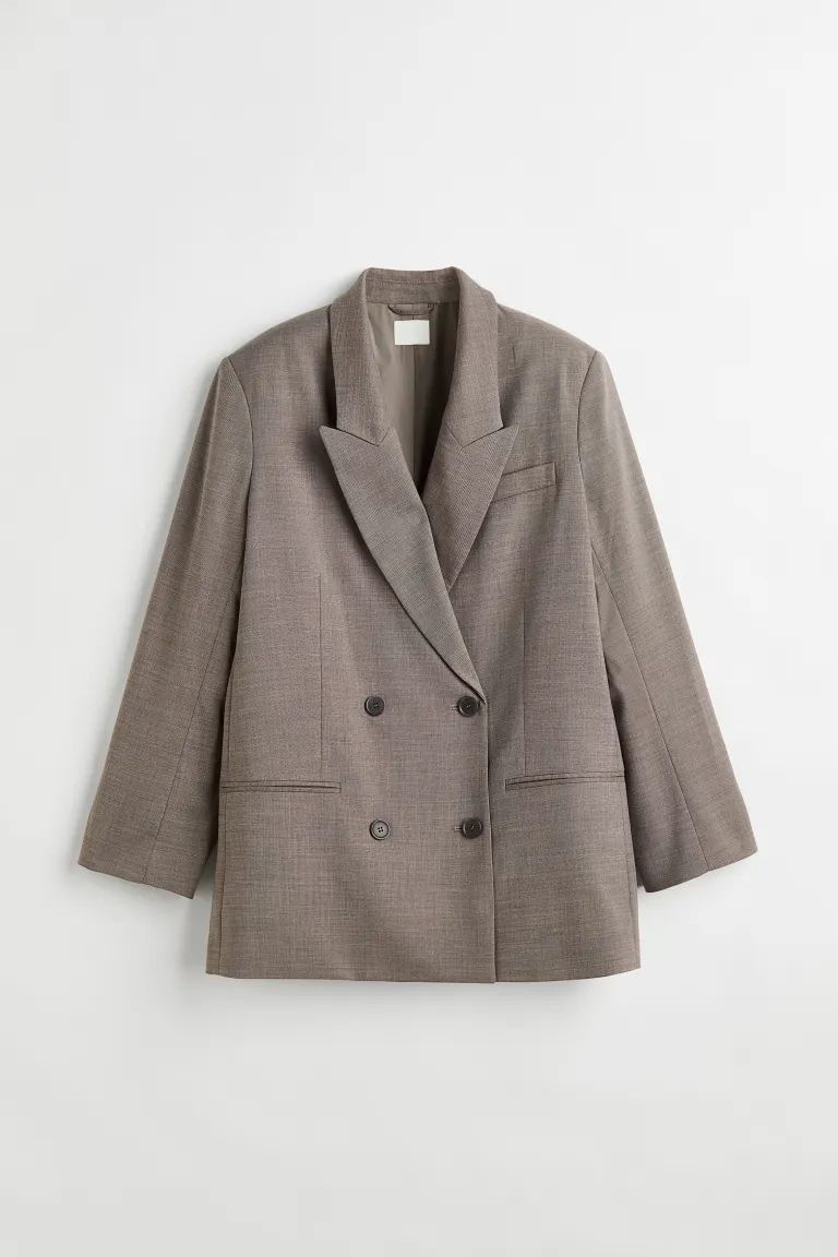 Oversized Double-breasted Jacket | H&M (US + CA)