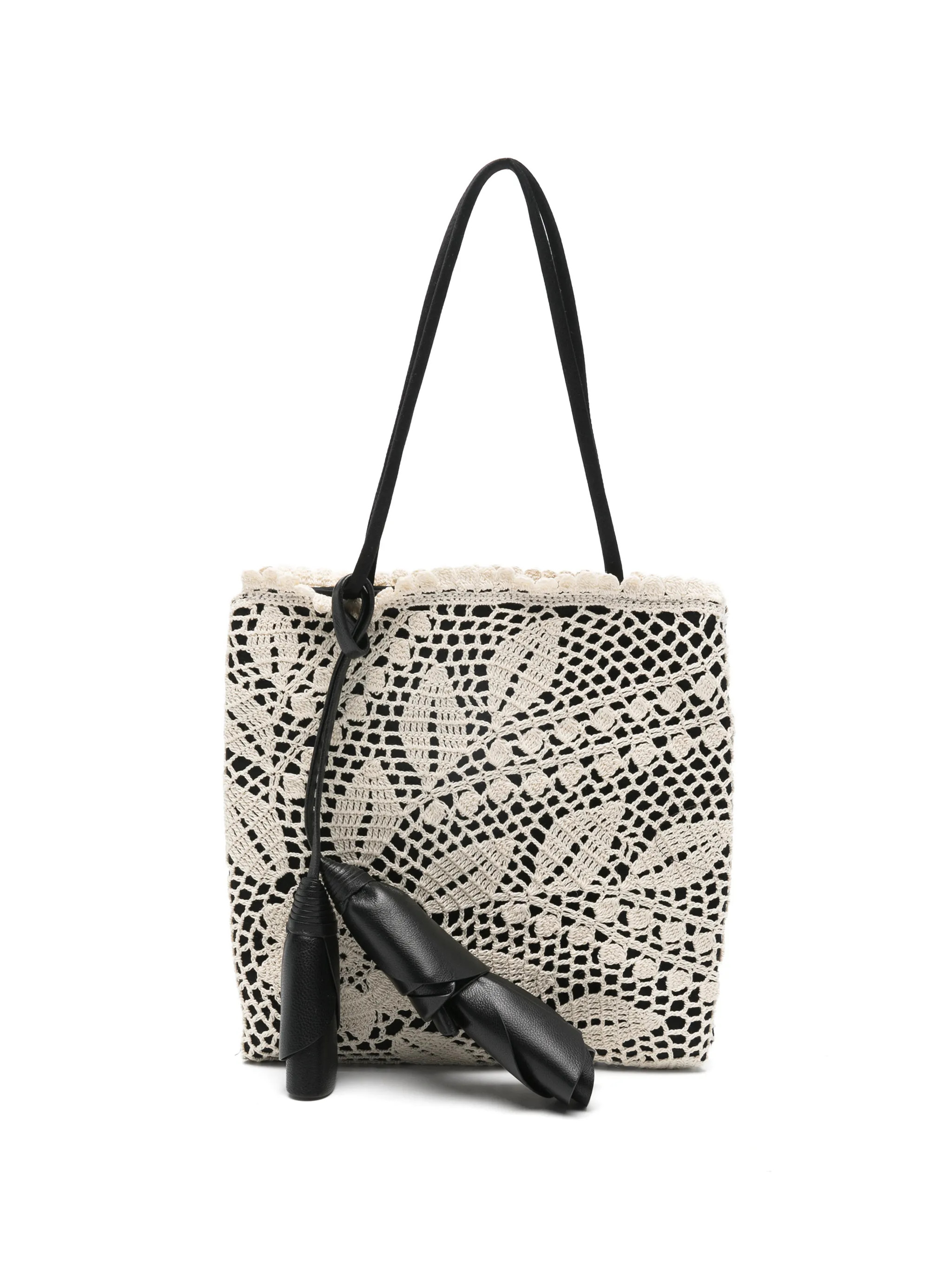 Julia crochet top-handle bag | Browns Fashion Global