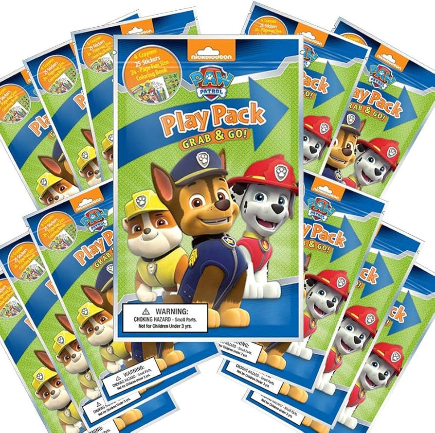 Nickelodeon Paw Patrol Grab and Go Play Packs (Pack of 12) | Amazon (US)