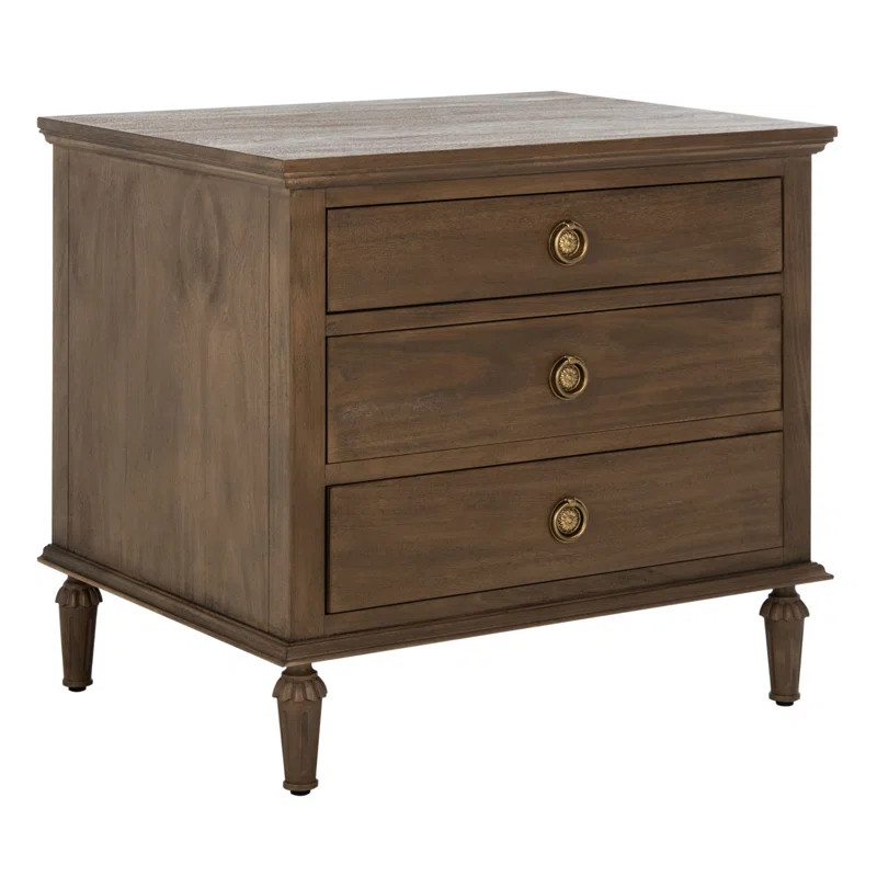 Hubbard Solid + Manufactured Wood Nightstand | Wayfair North America