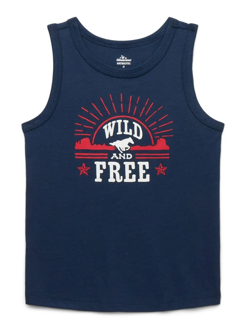 Toddler Boys Americana Tank from Way to Celebrate, Sizes 18M-5T | Walmart (US)