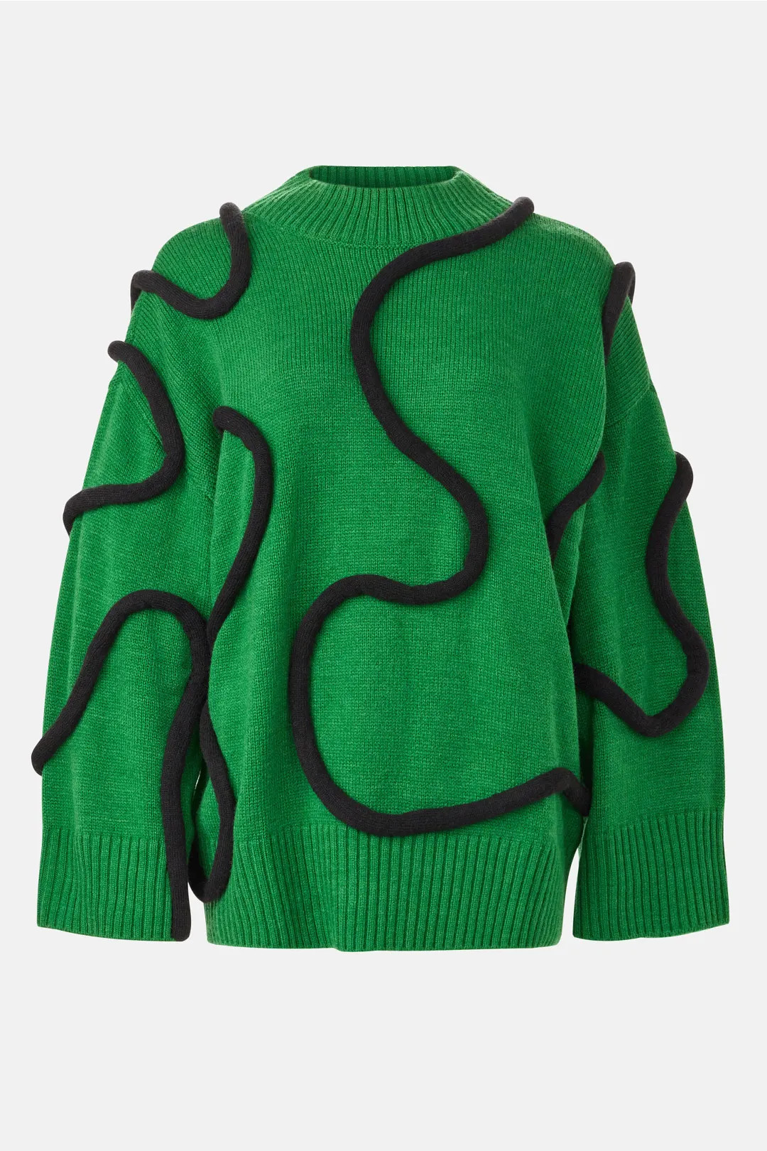 SIMONMILLER Green Leith Sweater | Rent the Runway