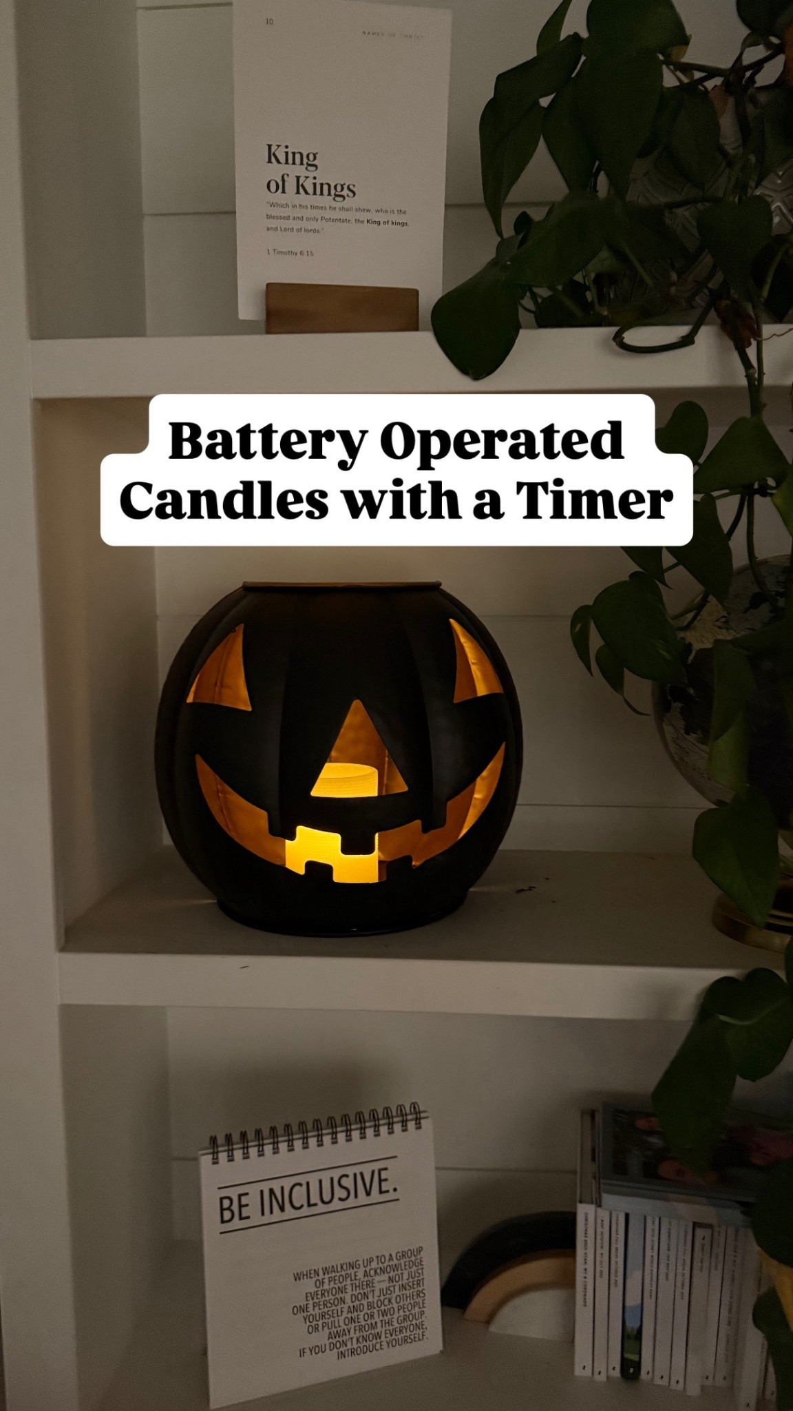 These are the GOAT around Halloween & Christmas! We use them in decor & the tea light version in Jack-o-lanterns! You turn them on the first night at the time you always want them to come on, then pick the time they run, they’ll go off after the time is set & the next night they’ll come on at that same time! 

#LTKHalloween #LTKSeasonal #LTKHome