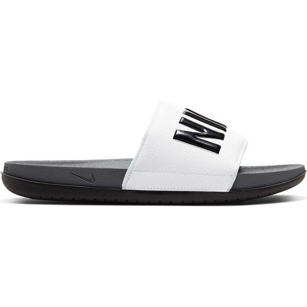 Men's Nike Offcourt Slide Sandals 10 Dark Grey/Black-White | Scheels Sports
