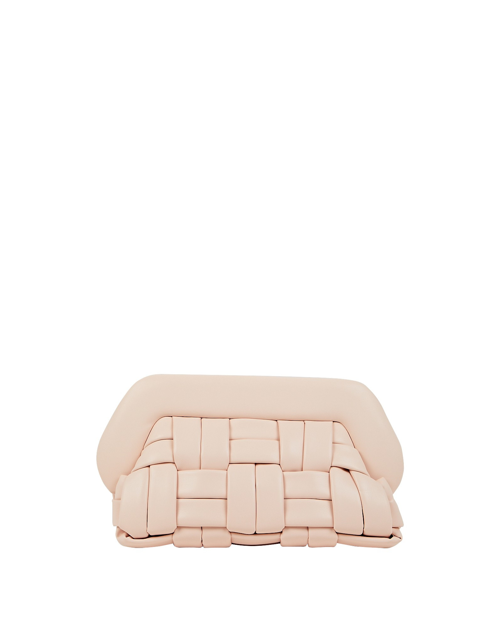 Bios Woven Faux Leather Clutch | INTERMIX