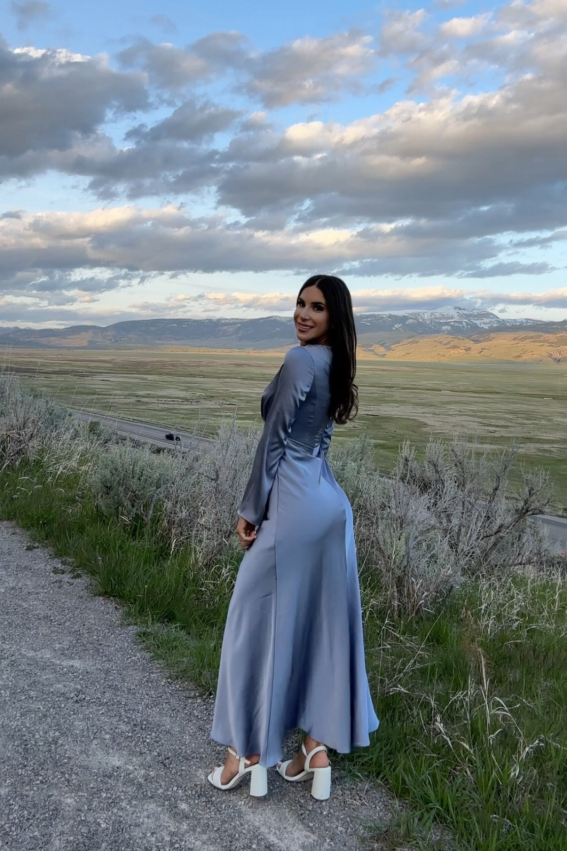 princess polly baby blue dress Brides of America Online Store: New Floral Chiffon Bridesmaid Dresses from  Morilee main image 1