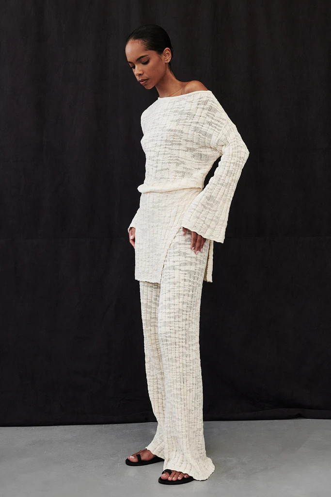 CIA NATURAL KNIT PANT | DISSH