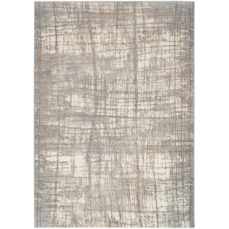 CK950-IVGRY Abstract Indoor Rug | Wayfair North America