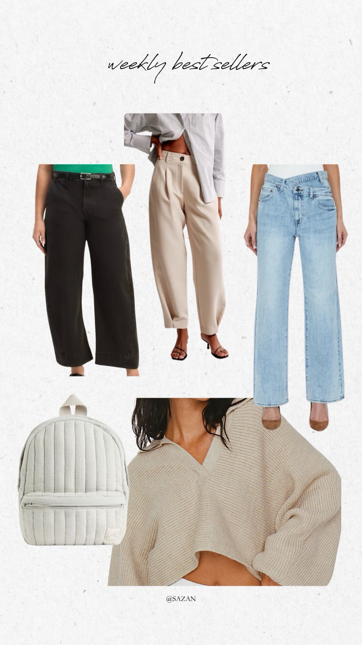 My weekly top sellers#LTKSpringSale #jeans #denim

#LTKitbag #LTKstyletip