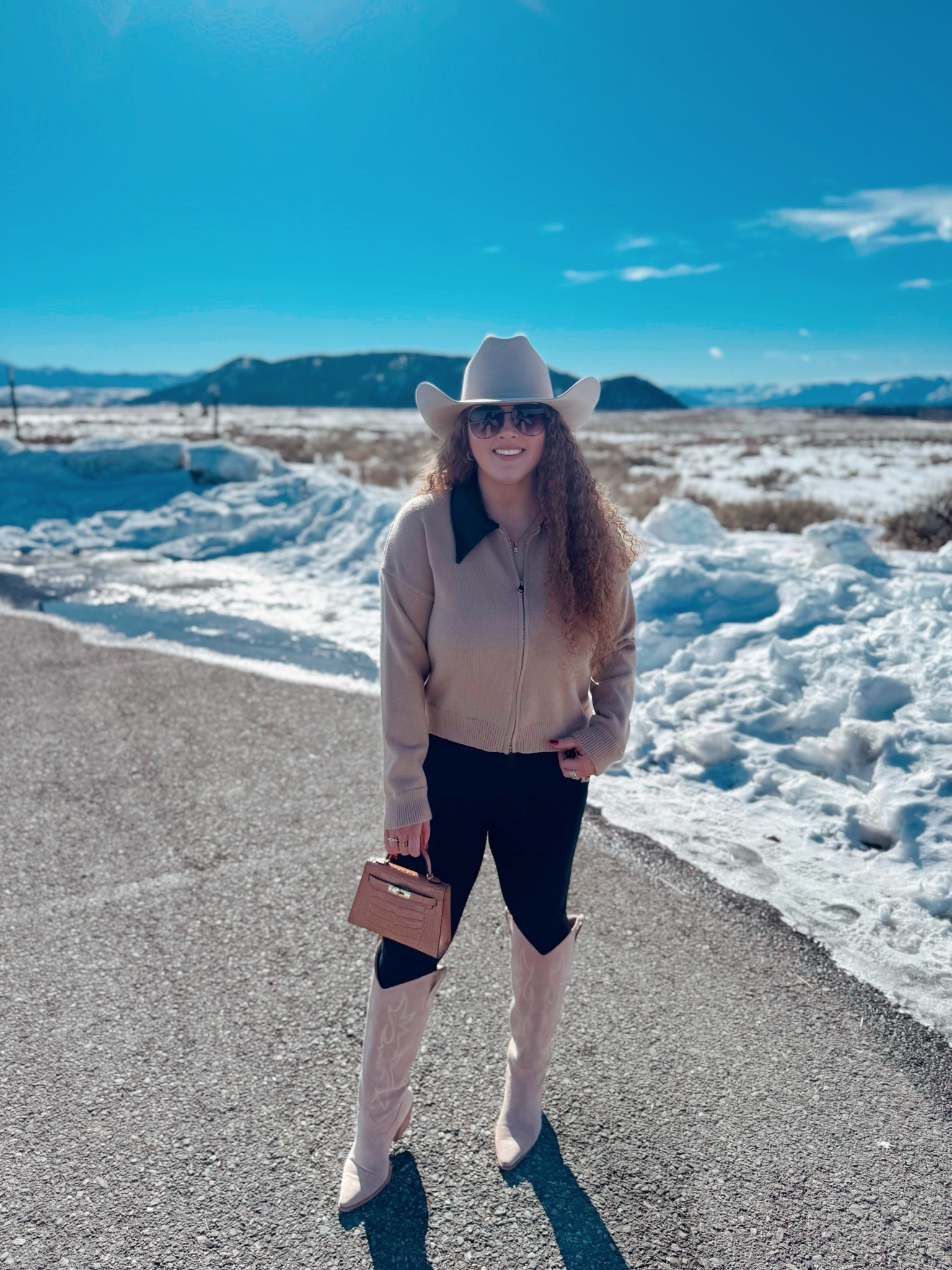 One of those easy looks that just works for slow mornings and cold mountain air 🤎 pieces I know I’ll keep reaching for long after this trip. Linked here ✨ beige sweater jacket | leather collar jacket | Amazon sweater jacket | western jacket outfit | cozy neutral layers | Amazon neutral outfit | cowgirl outfit inspo | beige cowgirl boots | Amazon boots | Amazon leggings | casual western look | everyday cowgirl style | neutral cowgirl outfit | fall western outfit | autumn cowgirl fashion | western casual outfit | layered neutral outfit | neutral Amazon outfit | trendy cowgirl look | chic western style | Amazon fashion finds | beige cowgirl hat | neutral hat outfit | stylish western layers | Amazon fall outfit | cozy cowgirl outfit | layered cowgirl fashion | western inspo outfit | Amazon winter outfit | neutral western look | chic neutral layers | cowgirl vibe outfit


#LTKSaleAlert #LTKMidsize #LTKgrwm