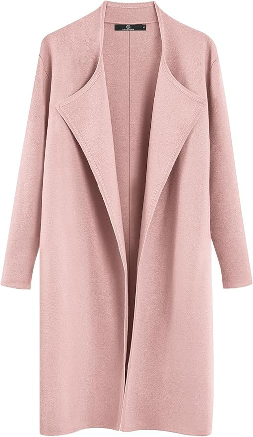 LILLUSORY Women's Long Cardigan Sweaters Oversized Fall Dressy Coatigan Jackets Trendy Knit Winte... | Amazon (US)