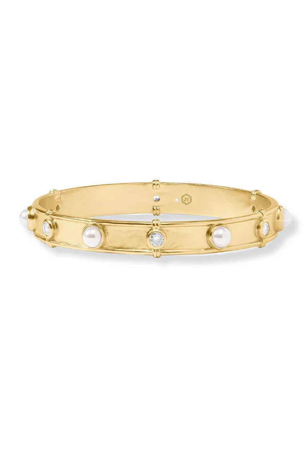 Julie Vos Tribeca Pearl Bangle Bracelet | The Willow Tree