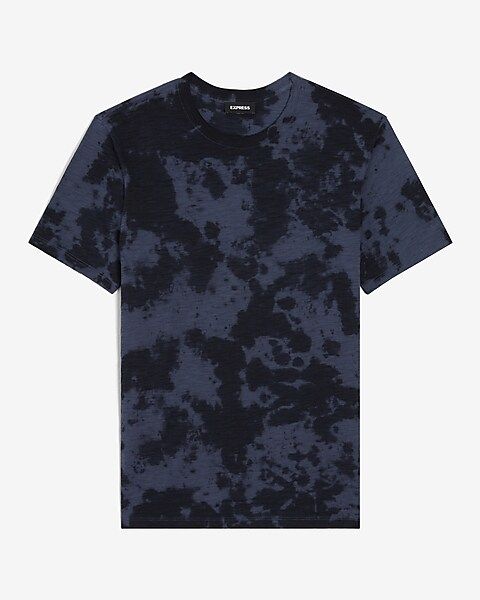 EDITION Navy Tie-Dye Crew Neck T-Shirt | Express