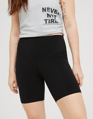 OFFLINE Real Me High Waisted 7" Bike Short | American Eagle Outfitters (US & CA)