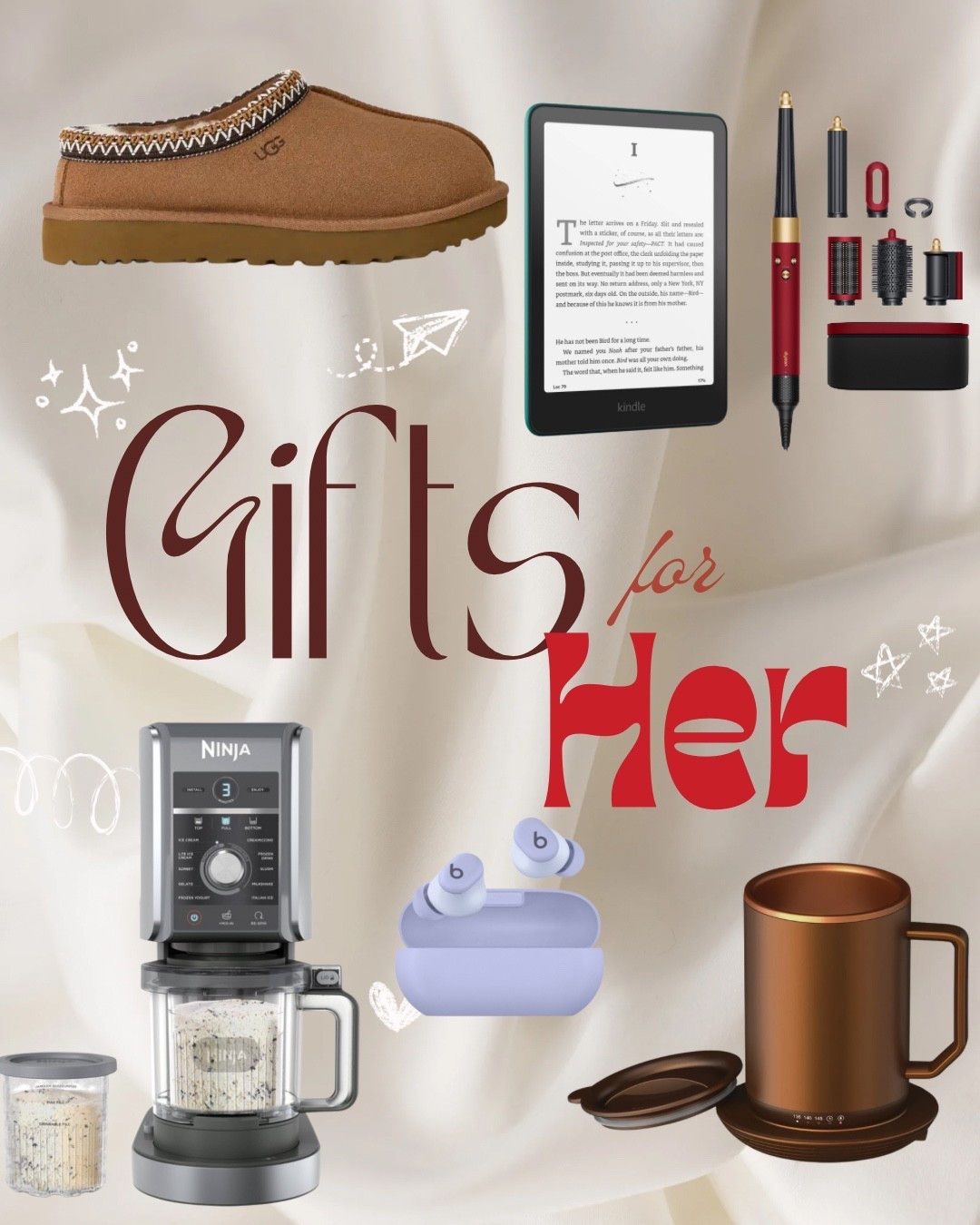 Gift guide for her. Christmas gifts or birthday gifts to make a wife , mom or sister happy. 

#LTKSeasonal #LTKHoliday #LTKGiftGuide