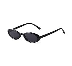 VIA LEECA Trendy Oval Sunglasses Women 90’s Vintage Sun Glasses Fashion Tinted Glasses UV400 Pr... | Amazon (US)