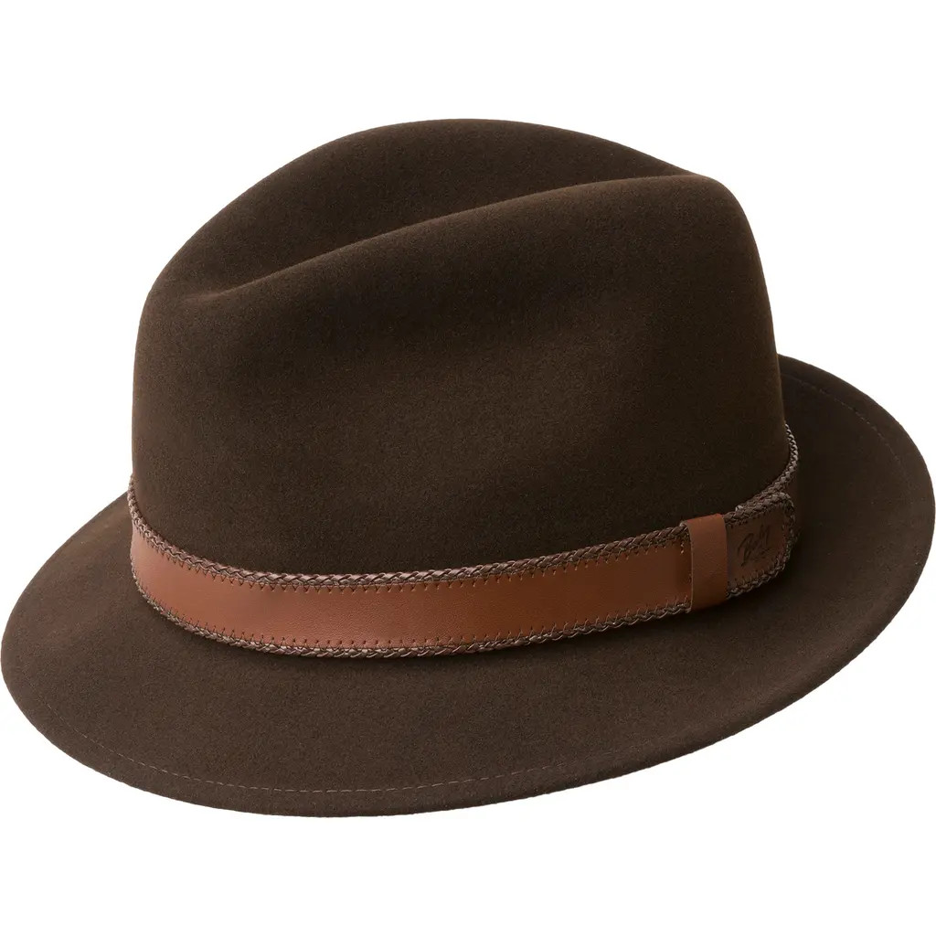 Bailey Perry Fedora in Walnut at Nordstrom Rack, Size Small | Nordstrom Rack