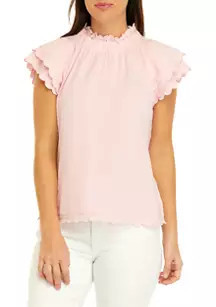 Women's Scallop Edge Top | Belk