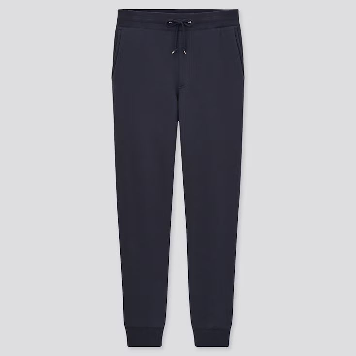 UNIQLO Men's Pile-Lined Sweatpants, Navy, M | UNIQLO (US)