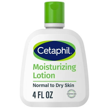 Cetaphil Moisturizing Lotion Hydrating Lotion for All Skin Types Sensitive Skin 4 oz | Walmart (US)