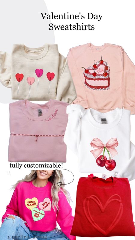 The cutest  Valentine’s Day sweatshirts to be cozy in! Love that some are customizable!

#LTKstyletip #LTKMostLoved #LTKSeasonal