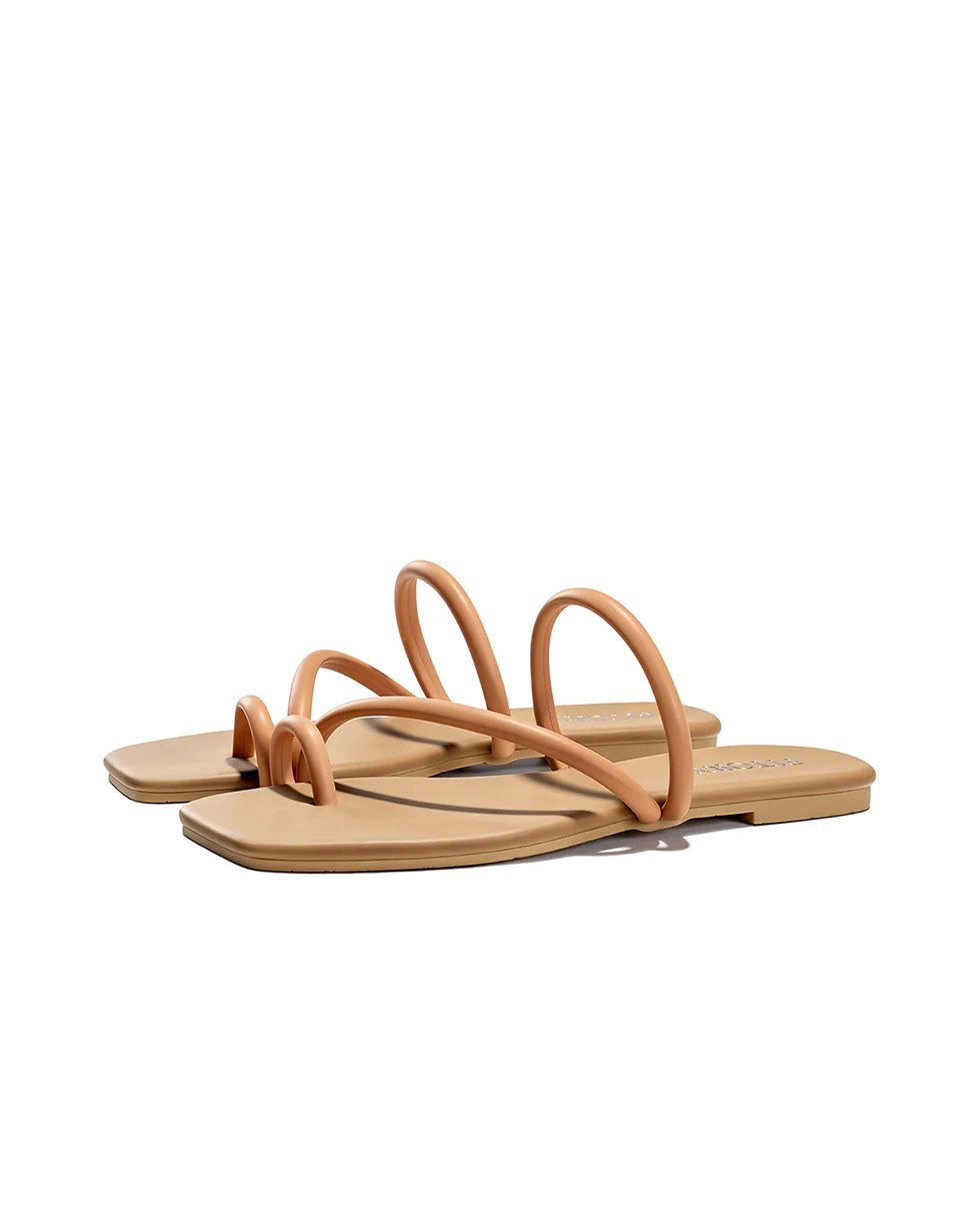 Alexis | Toe Loop Strap Slides | Fitory Footwear US