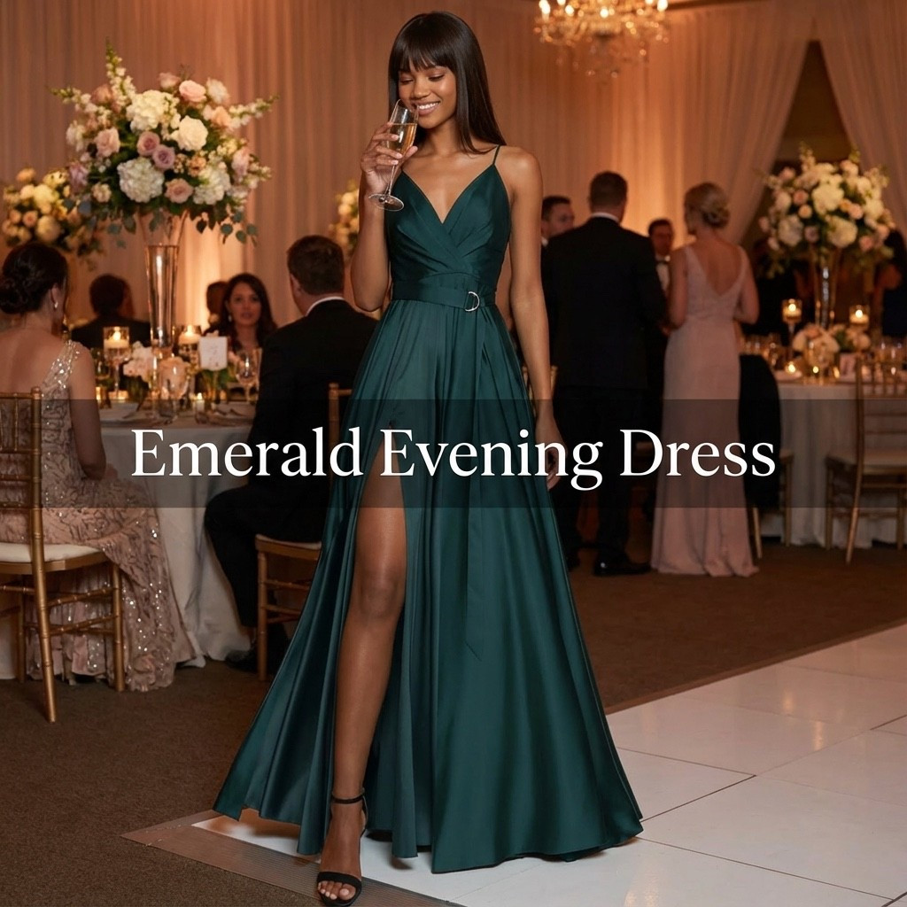✨ Wedding-guest perfection in emerald green ✨
If you need a dress that’s effortless, elegant, and guaranteed to turn heads, this satin emerald gown is the one. The color is stunning on every skin tone, the flowy skirt moves beautifully, and that thigh-high slit gives it the perfect touch of glam without overdoing it.
The tied-back detail + flattering wrap bodice make it super feminine and comfortable for long celebrations — cocktail hour, dinner, dancing… it does it all. 💚
Linked here so you can shop the exact dress ↓🛍️
#LTKWeddingGuest #WeddingGuestDress #EveningGown #EmeraldGreenDress #LTKFinds #LTKFashion #SatinDress #FormalWear #OccasionDresses #HolidayEvents #DressInspo

#LTKGiftGuide #LTKHoliday