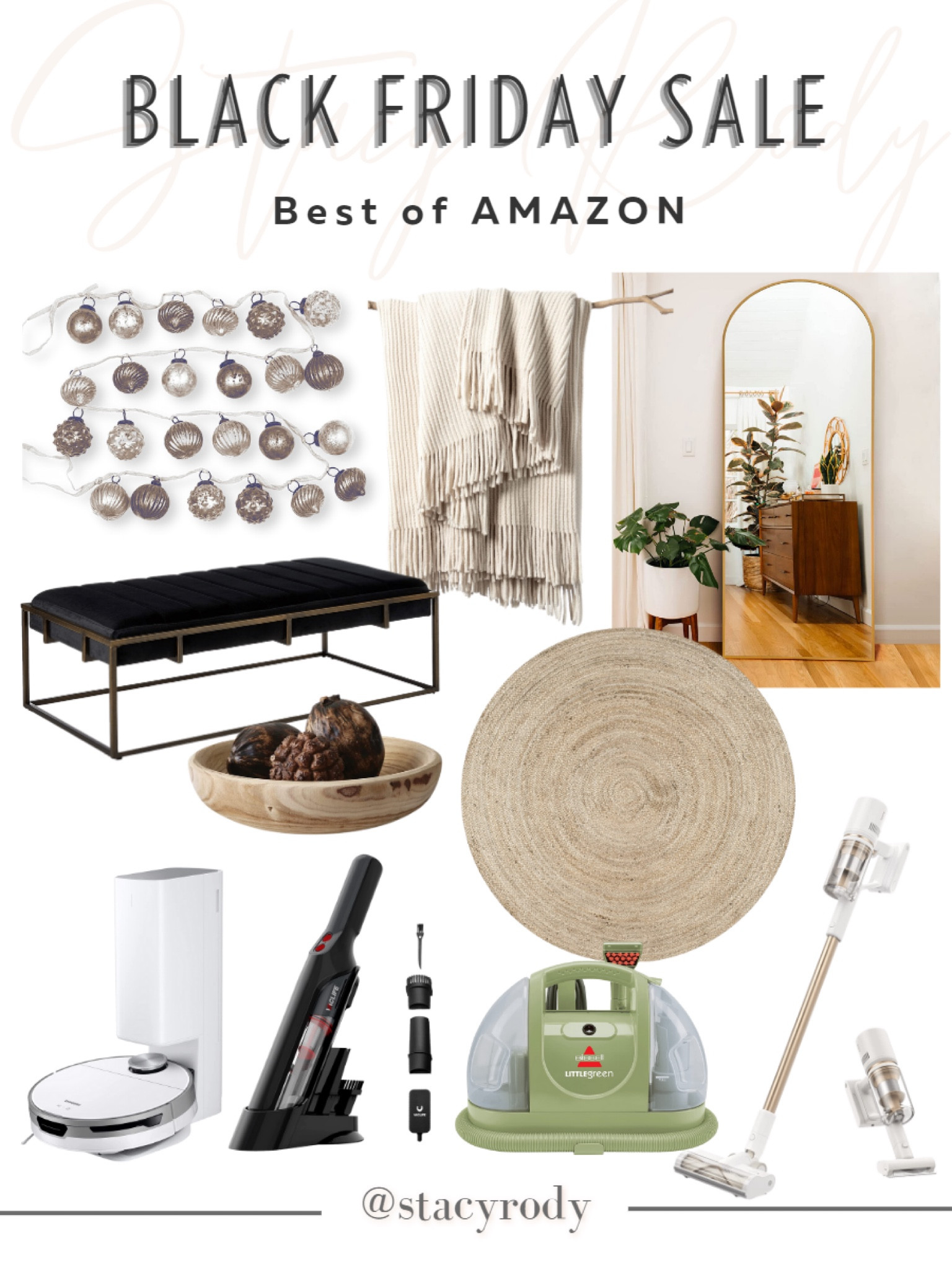 Black Friday at Amazon. Floor mirror, cordless vacuum, blanket, car / drawer vacuum, home decor accents. Cyber week 

#LTKHoliday #LTKCyberweek #LTKSeasonal
