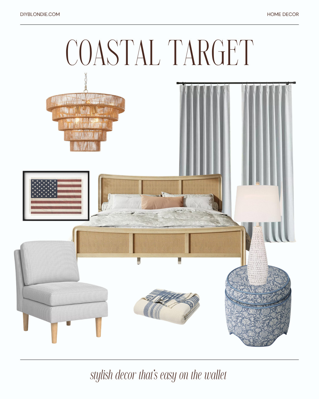 Target coastal beachy home decor! 

 