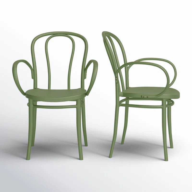 Farrah Outdoor Stacking Dining Armchair | Wayfair North America