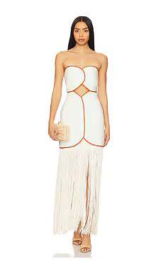 AZULU Joaquina Dress in Ecru from Revolve.com | Revolve Clothing (Global)
