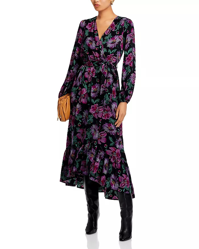 Long Sleeved Floral Wrap Maxi Dress - 100% Exclusive | Bloomingdale's (US)