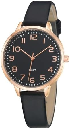 TWOPTION Women's Dainty Analog Leather Dress Watch for Small Wrists, Ladies Waterproof Watches fo... | Amazon (US)