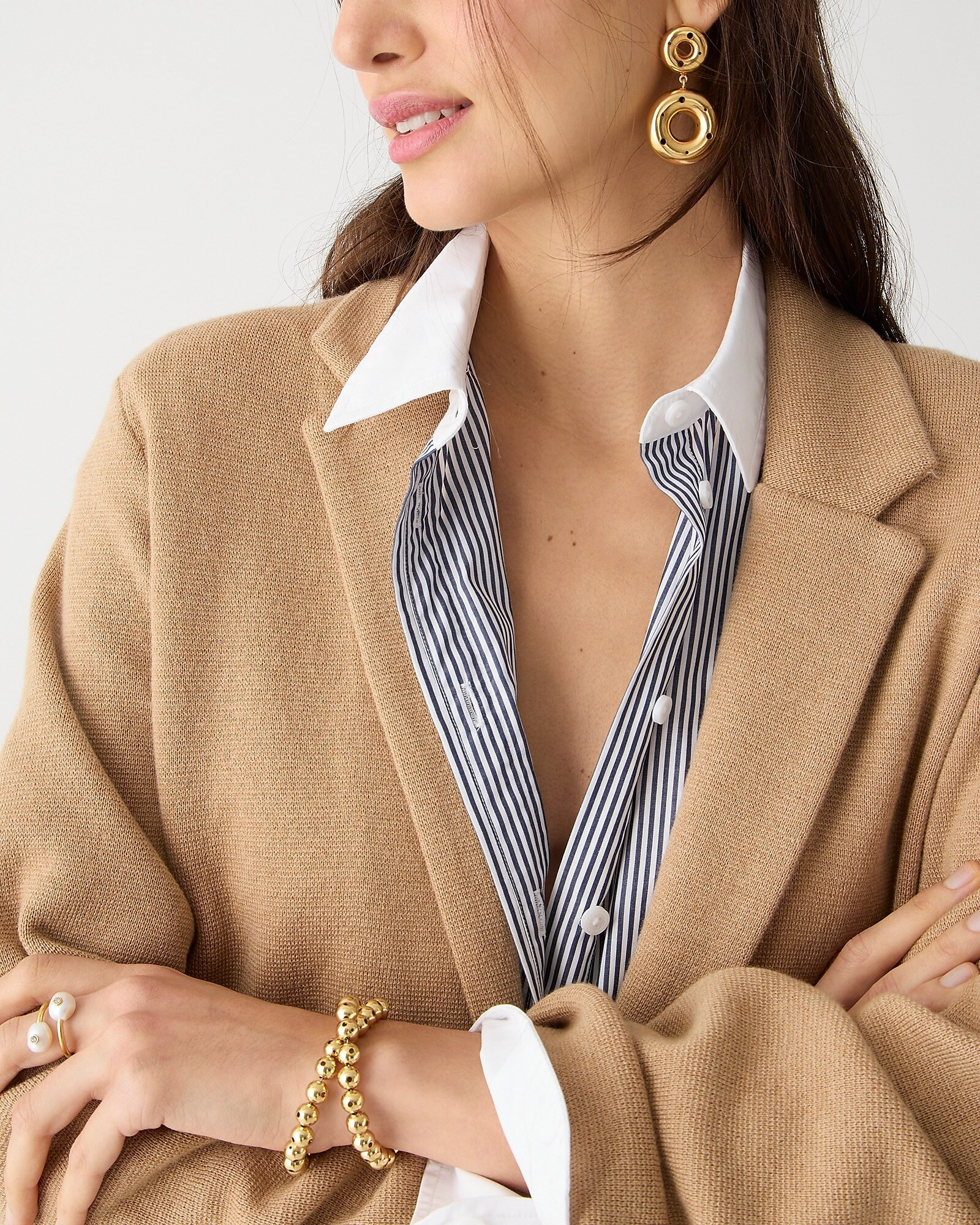Cecile relaxed sweater-blazer | J. Crew US